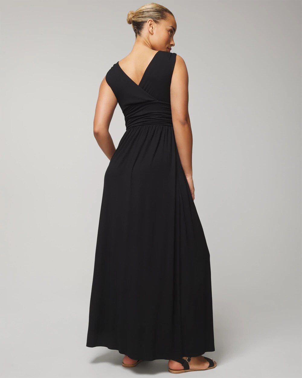 BLACK - Goddess Maxi Bra Dress