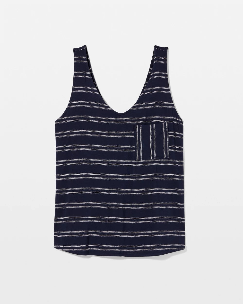 BOHO STRIPE NAVY - V-Neck Pajama Tank