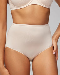 PALE SAND - High-Waist Brief Panty