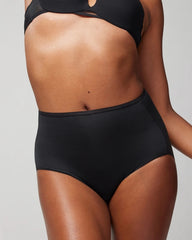 BLACK - High-Waist Brief Panty