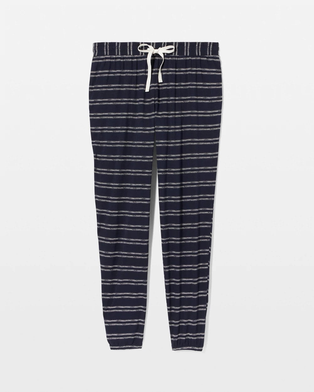 BOHO STRIPE NAVY - Banded Ankle Pajama Pant