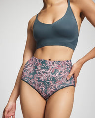 IMPERIAL PAISLEY M PET - High-Waist Brief Panty