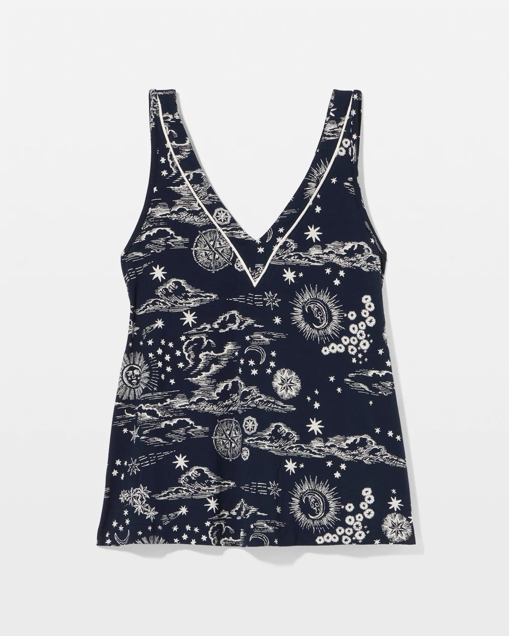 COSMIC BALLET NAVY - Printed Tank