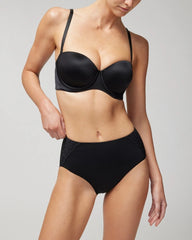 BLACK - Modern Brief Panty with Lace