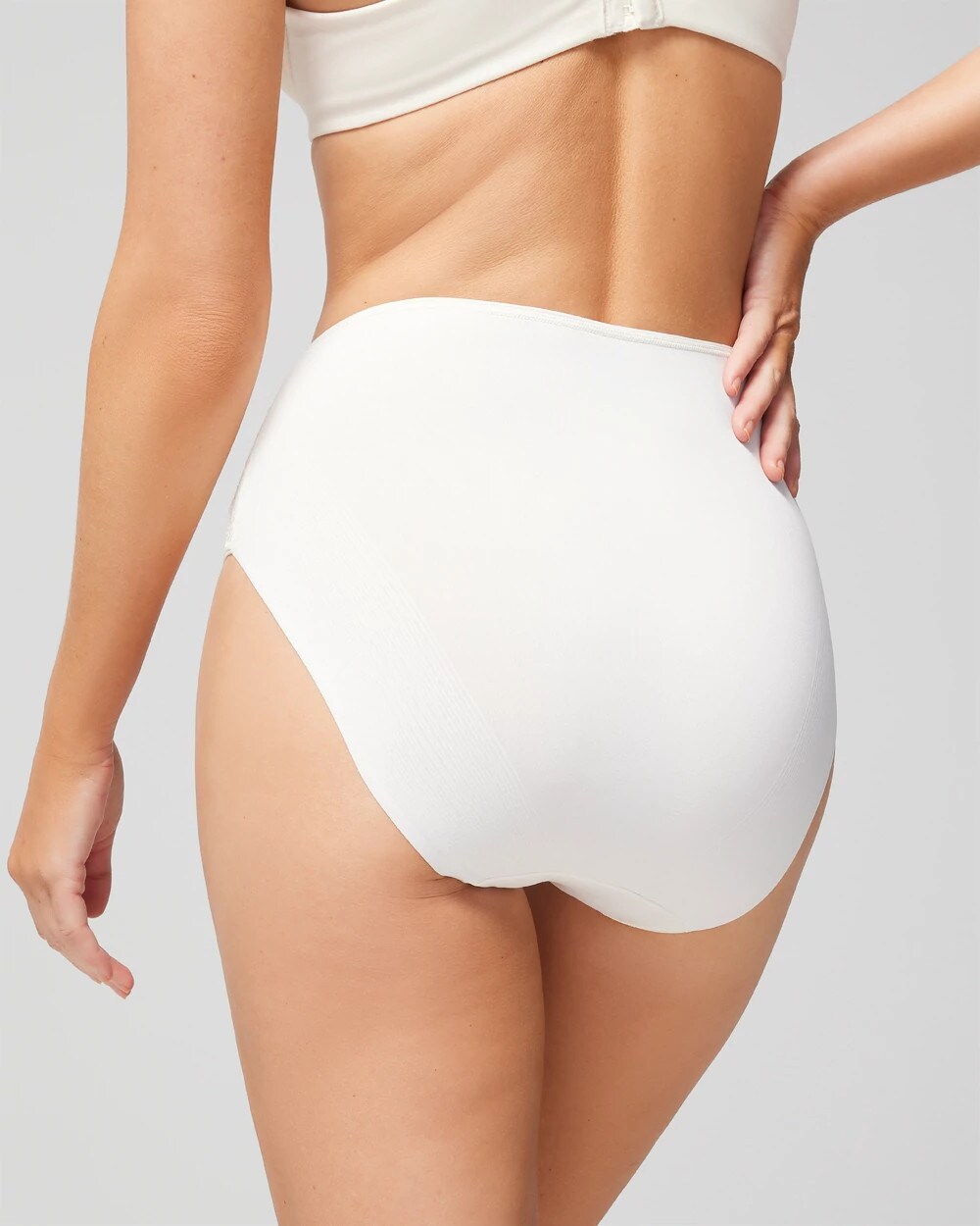 IVORY - Modern Brief Panty with Lace