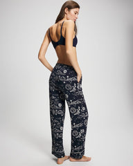 COSMIC BALLET NAVY - Printed Pajama Pant