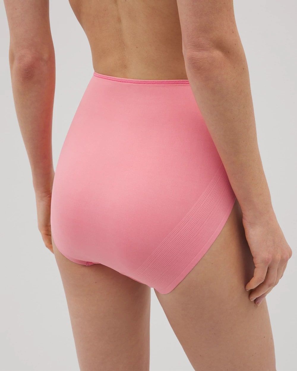 PINK GUAVA - Tummy High-Waist Brief Panty with Lace