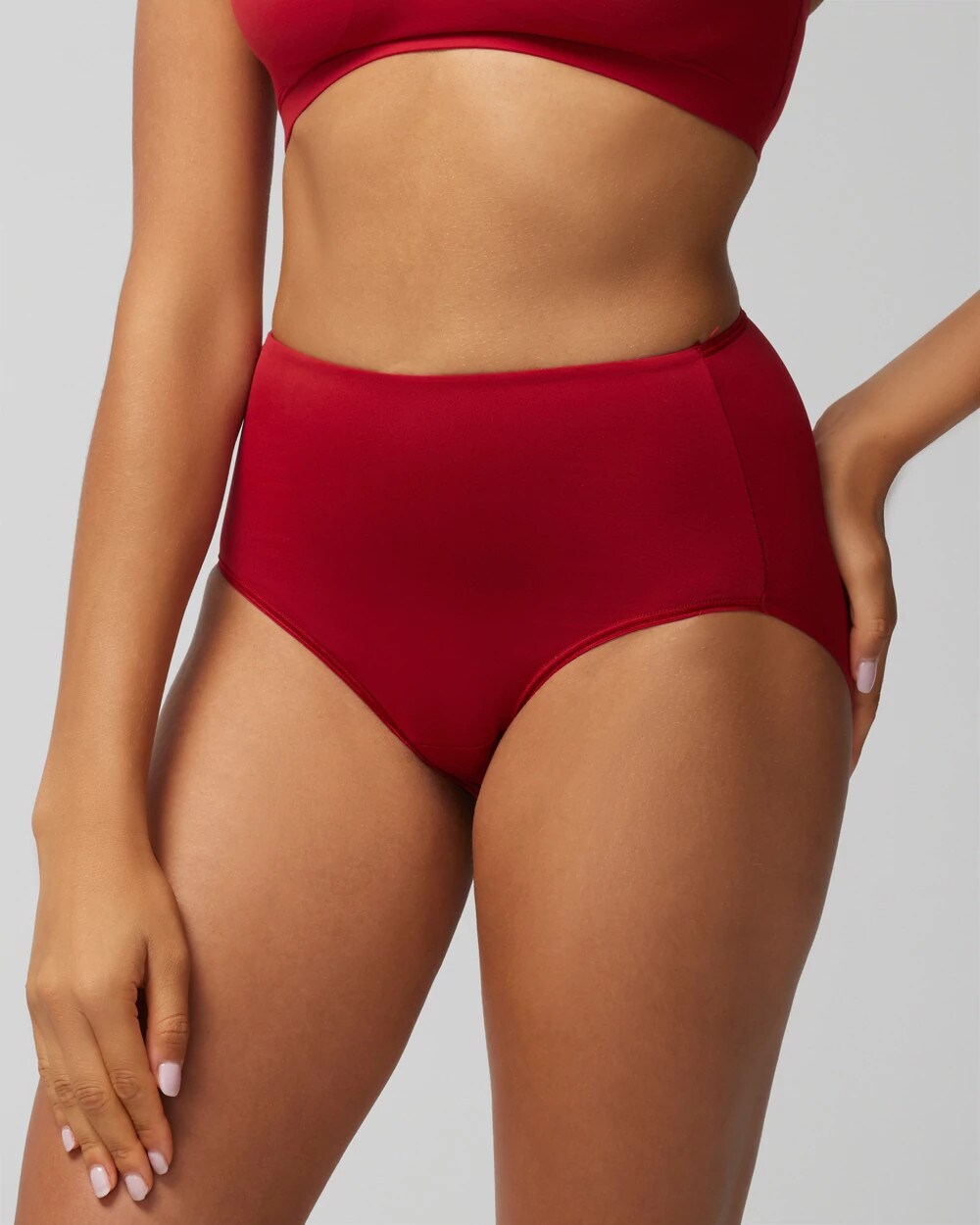 PAINT THE TOWN RED - Tummy Modern Brief Panty