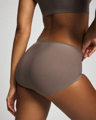 DARK TAUPE - Enbliss Soft Stretch Modern Brief Panty
