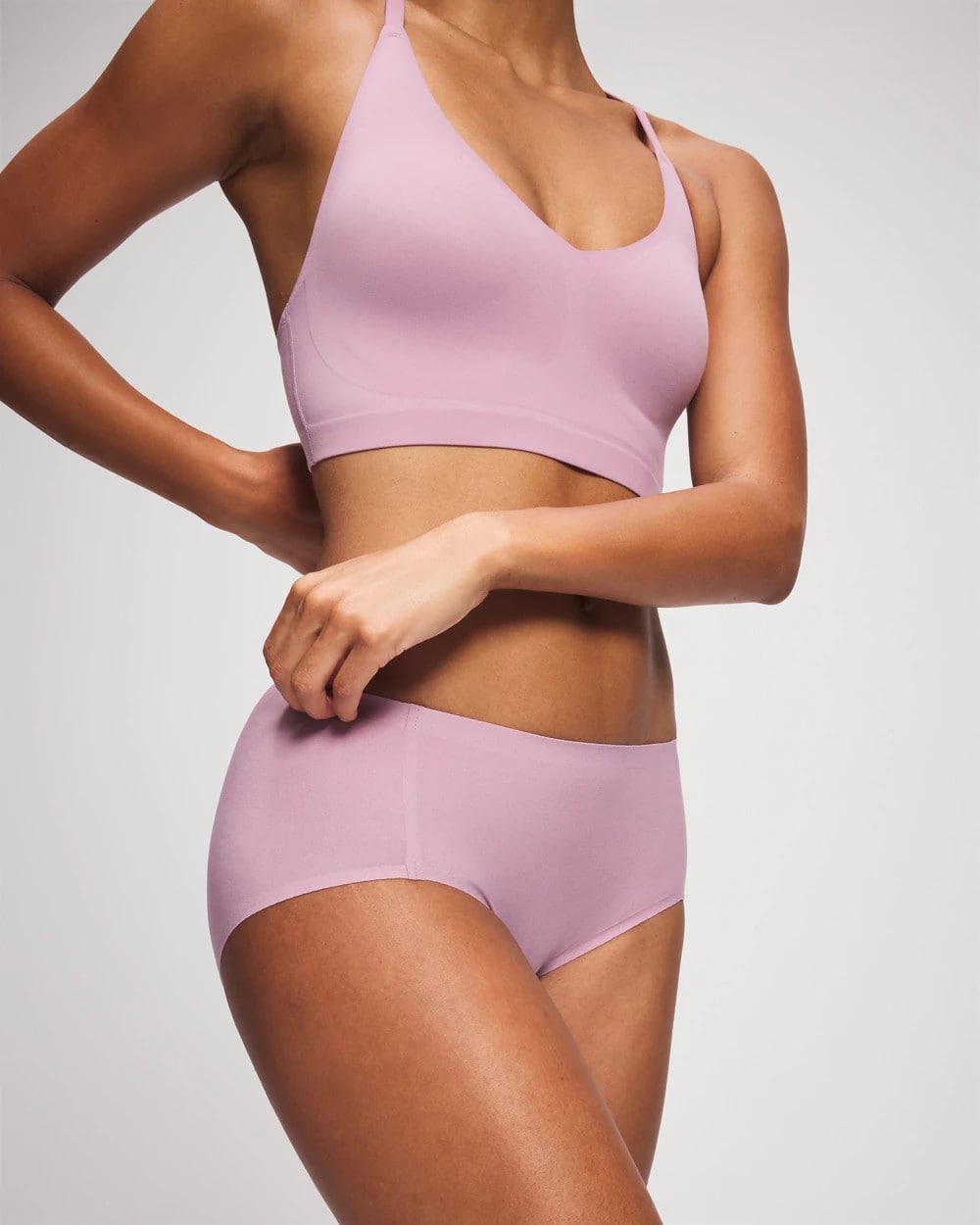 LILAC WINE - Enbliss Soft Stretch Modern Brief Panty