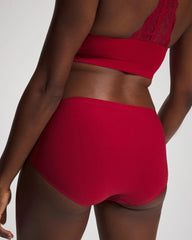 PAINT THE TOWN RED - Soft Stretch Modern Brief Panty