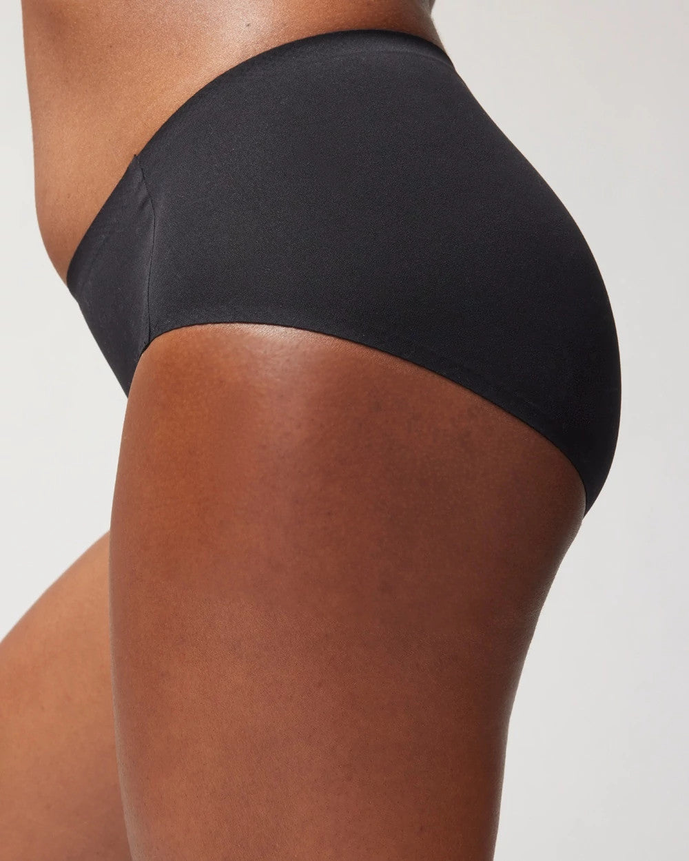 BLACK - Soft Stretch Modern Brief Panty