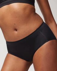 BLACK - Soft Stretch Modern Brief Panty