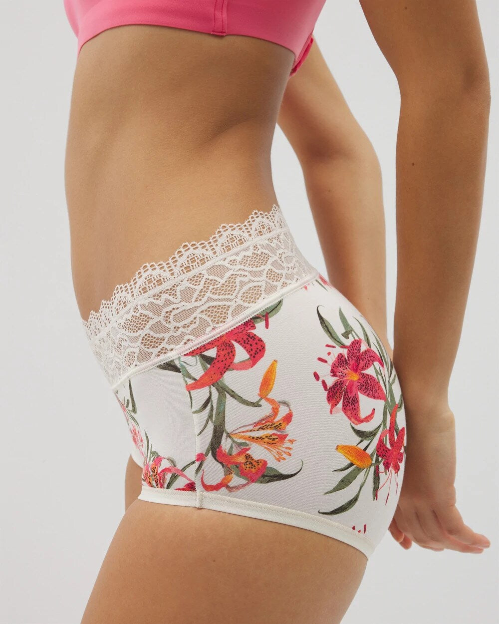 LE TIGRE FLORA MINI CH - Brief Panty with Enchanting Lace