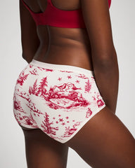 ENCHANTED TOILE CHAMPAGNE - Cotton Modern Brief Panty