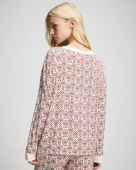 PATTERNED PIECES CHAMP - Long Sleeve Henley