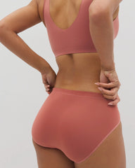 CLAY ROSE - High-Leg Brief Panty