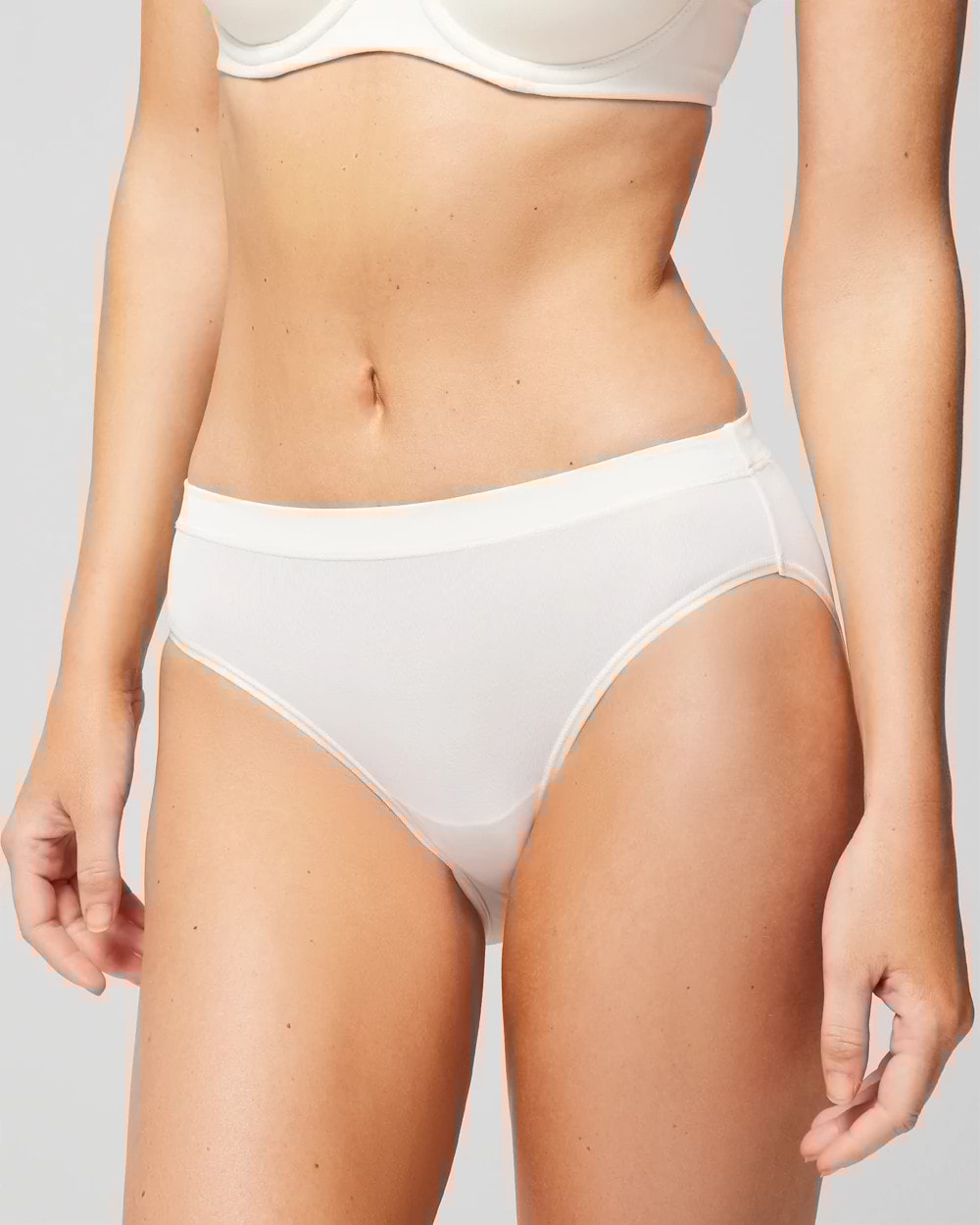IVORY - High-Leg Brief Panty
