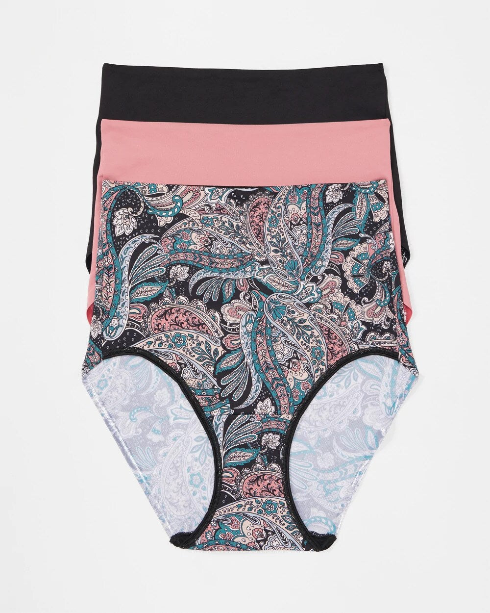 REGAL PAISLEY MULTI PACK - Tummy High-Waist Brief Panty 3 Pack