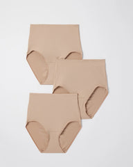 WARM AMBER MULTIPACK - Tummy High-Waist Brief Panty 3 Pack