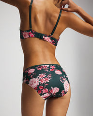 COTTAGE FLORAL MINI GREEN - Edge Hipster Panty