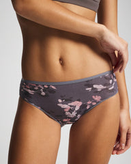 FLORAL DREAMS MINI GRAY - Edge Hipster Panty