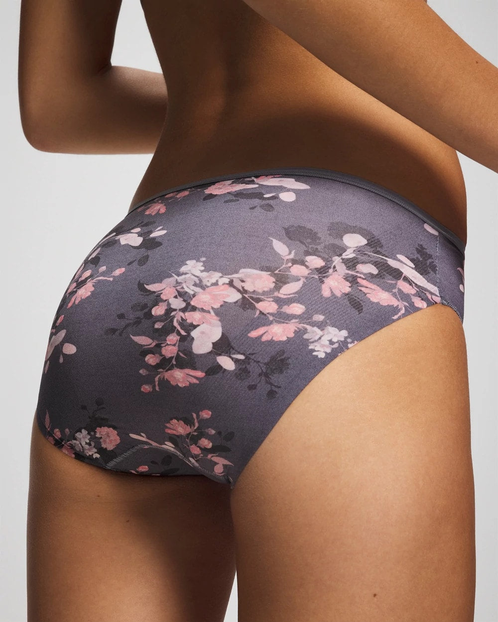 FLORAL DREAMS MINI GRAY - Edge Hipster Panty