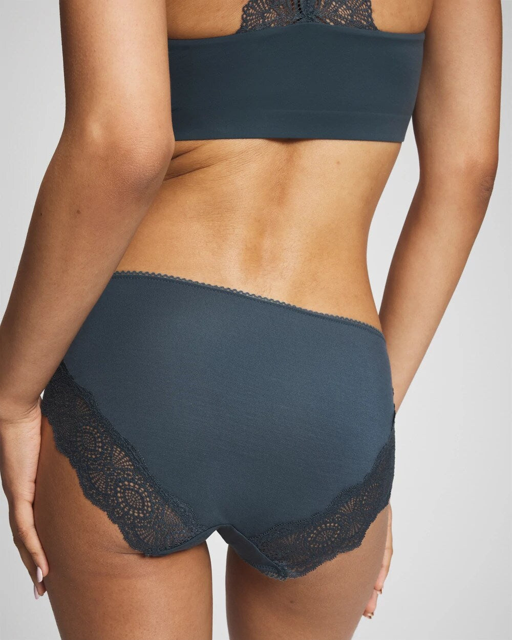 PETROL - Embraceable Hipster Panty Crochet Lace