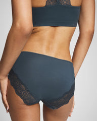 PETROL - Embraceable Hipster Panty Crochet Lace