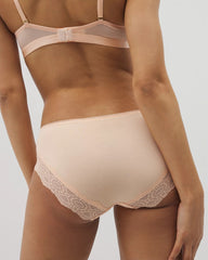PEACH PARFAIT - Embraceable Hipster Panty Crochet Lace