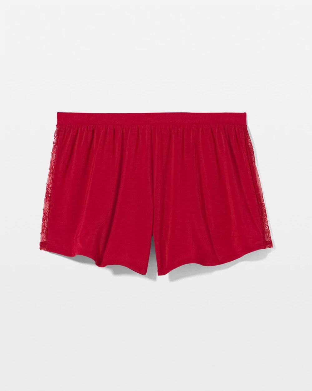 PAINT THE TOWN RED - Lace Relaxed Pajama Short