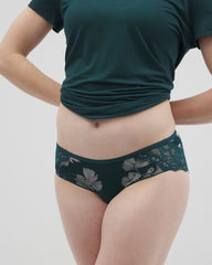 HAVEN BOTANICAL M DK SEA - Hipster Panty with Enchanting Lace