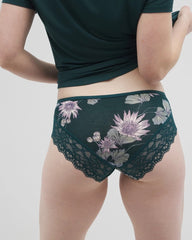 HAVEN BOTANICAL M DK SEA - Hipster Panty with Enchanting Lace