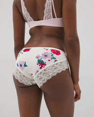 RHAPSODY FLORA M SUGAR - Hipster Panty with Enchanting Lace