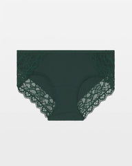 LUSH EMERALD - Hipster Panty with Enchanting Lace