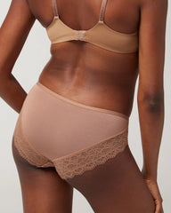 WARM SIENNA - Hipster Panty with Enchanting Lace