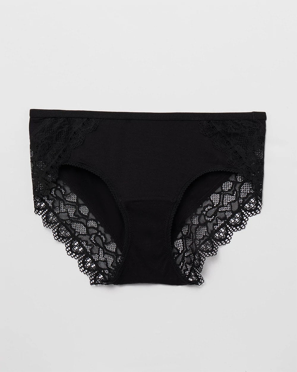 BLACK - Hipster Panty with Enchanting Lace