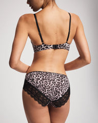 DIVINE LEOPARD MINI TAUPE - Lace Hipster