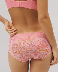 SHOW OFF PAISLEY M GUAVA - Hipster Panty with Enchanting Lace