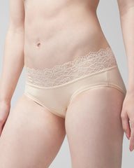 PALE SAND - Hipster Panty with Enchanting Lace