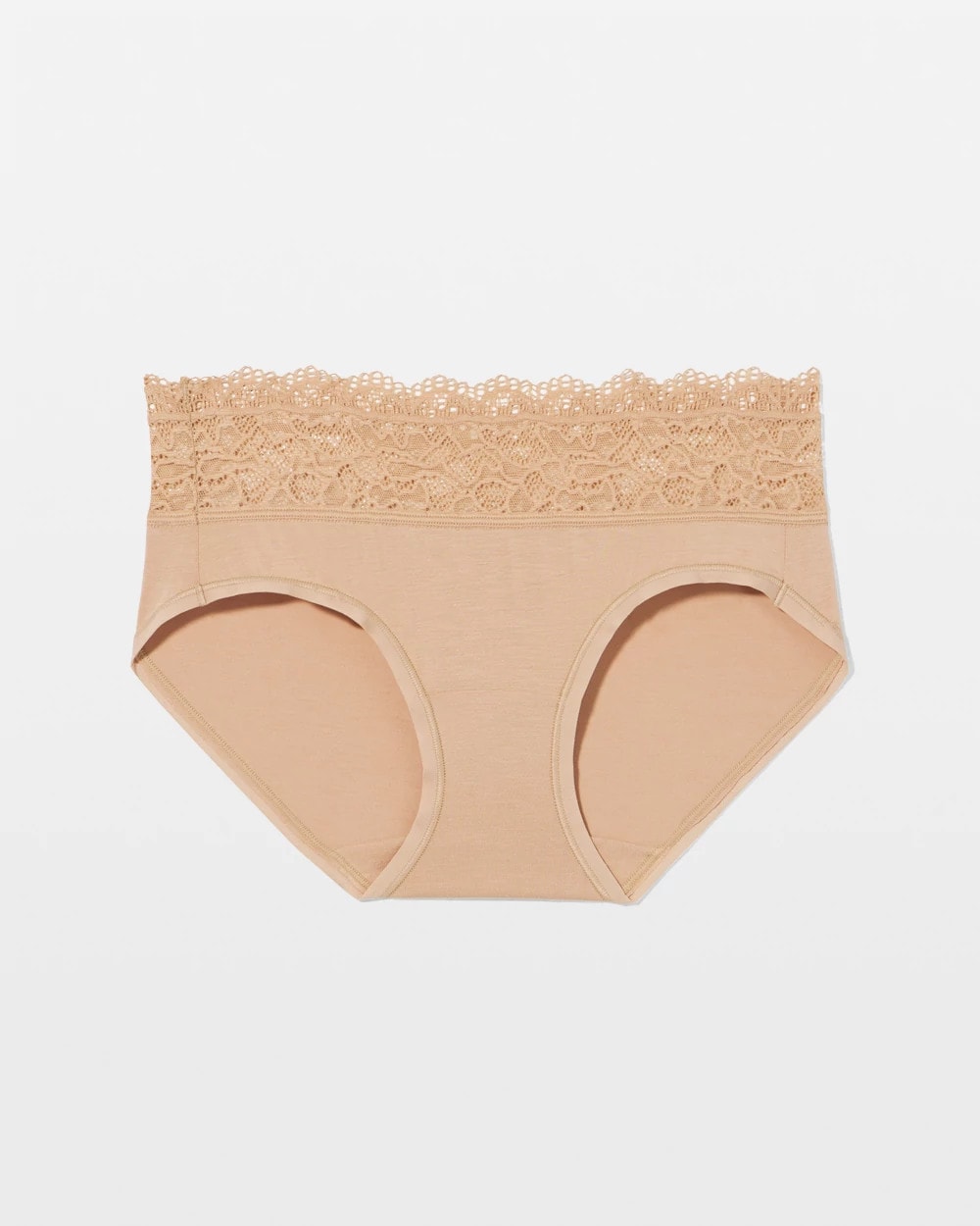 WARM AMBER - Hipster Panty with Enchanting Lace