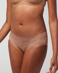 WARM SIENNA - Hipster Panty with Enchanting Lace