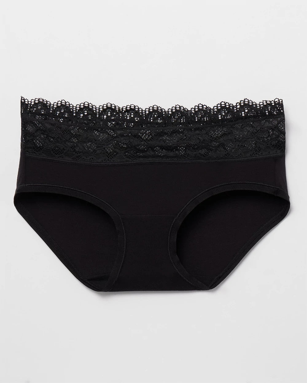 BLACK - Hipster Panty with Enchanting Lace