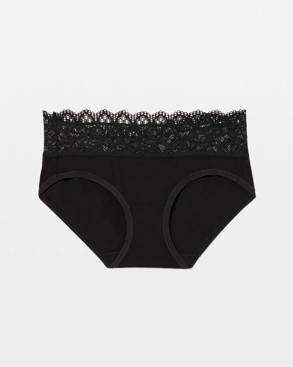 BLACK - Hipster Panty with Enchanting Lace