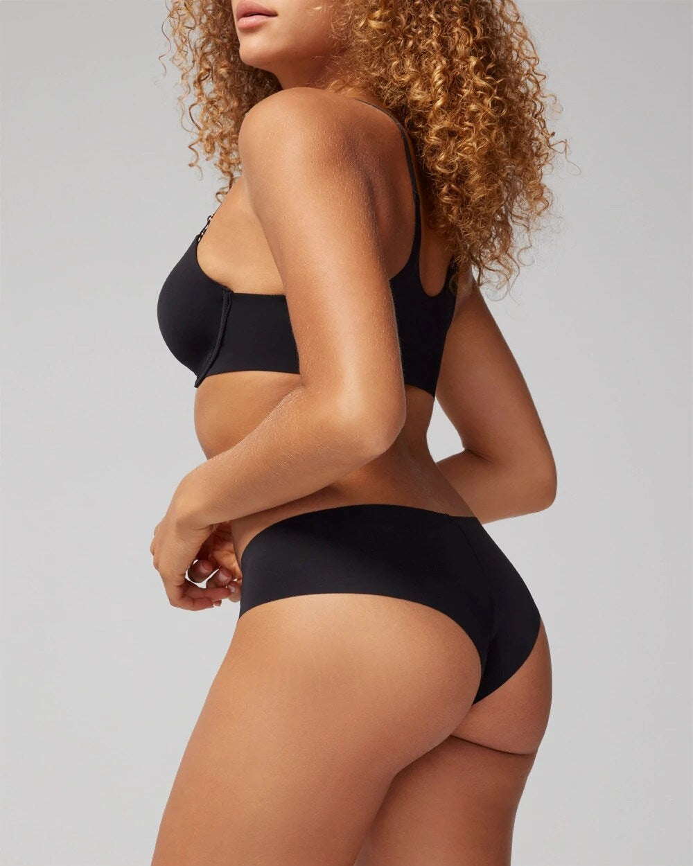 BLACK - Cheeky Hipster Panty