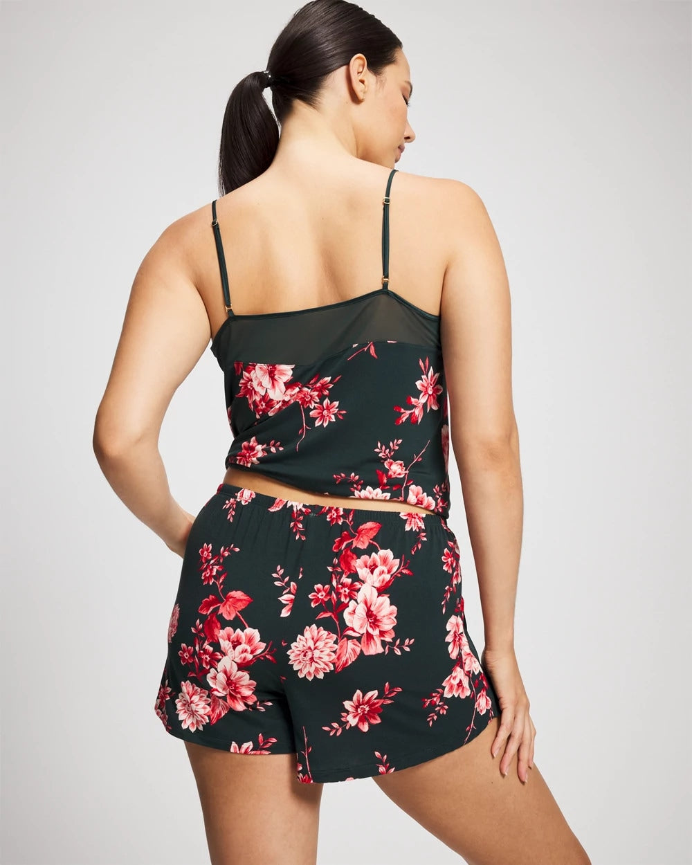 COTTAGE FLORAL GREEN - Pajama Short