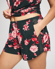COTTAGE FLORAL GREEN - Pajama Short