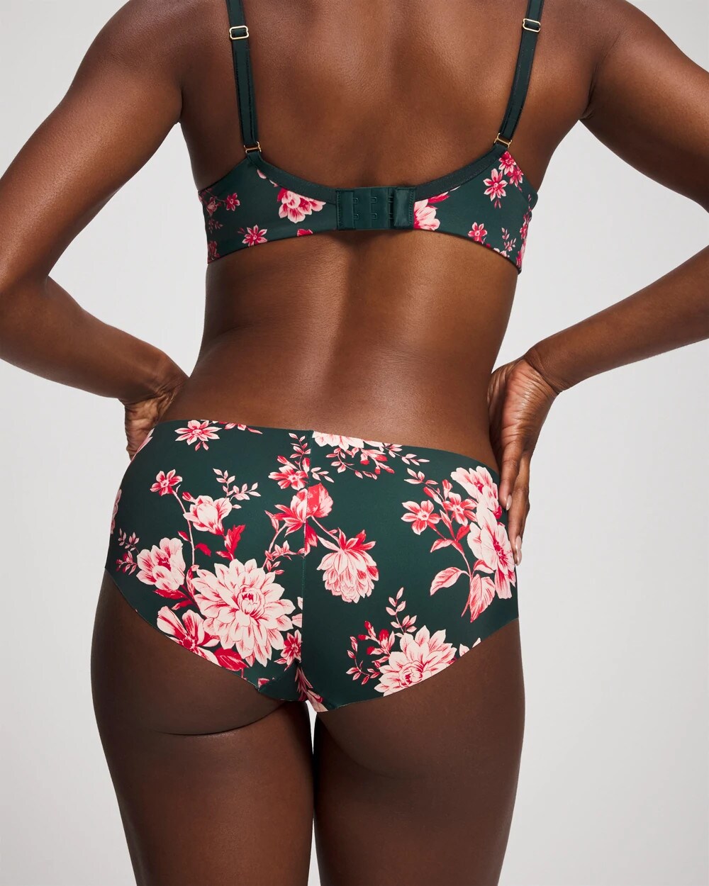 COTTAGE FLORAL MINI GREEN - Hipster Panty
