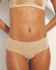 WARM AMBER - Cheeky Hipster Panty with Lace