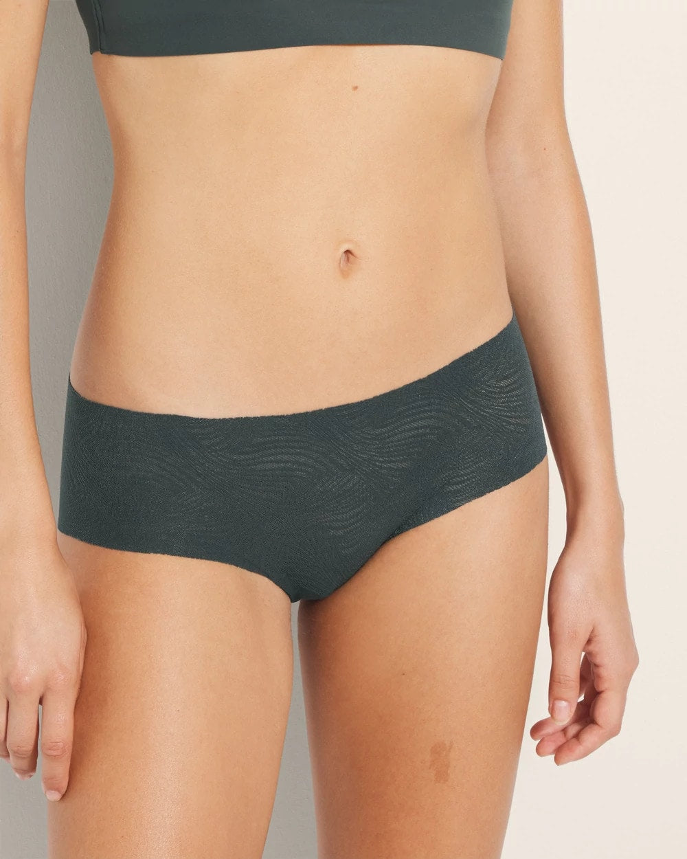 DARK EVERGLADE - Hipster Panty with Lace